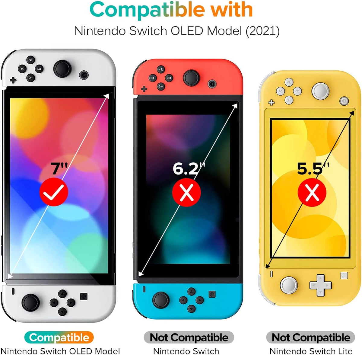ivoler [4-Pack for Switch 2 Screen Protector with Alignment Frame Tool, 30-second installation- Bubble-Free Application - 9H Hardness -Tempered Glass Protection Film for Nintendo Switch 2 Model 2025