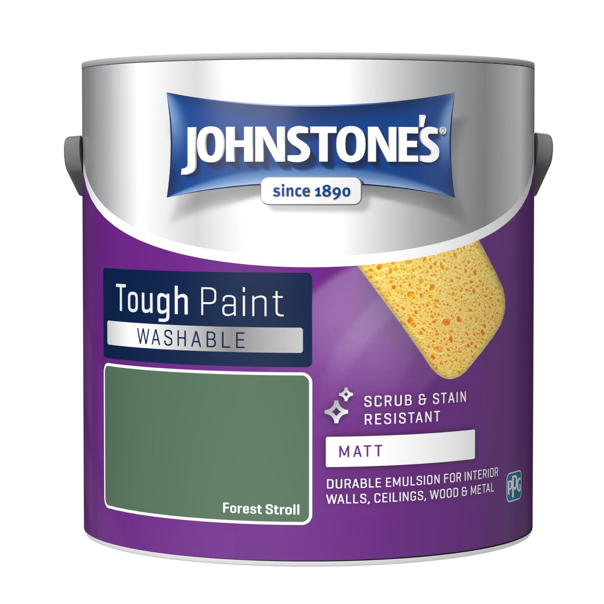 Johnstone's - Washable Matt Wall & Ceiling Paint - Rosebud - 2.5L