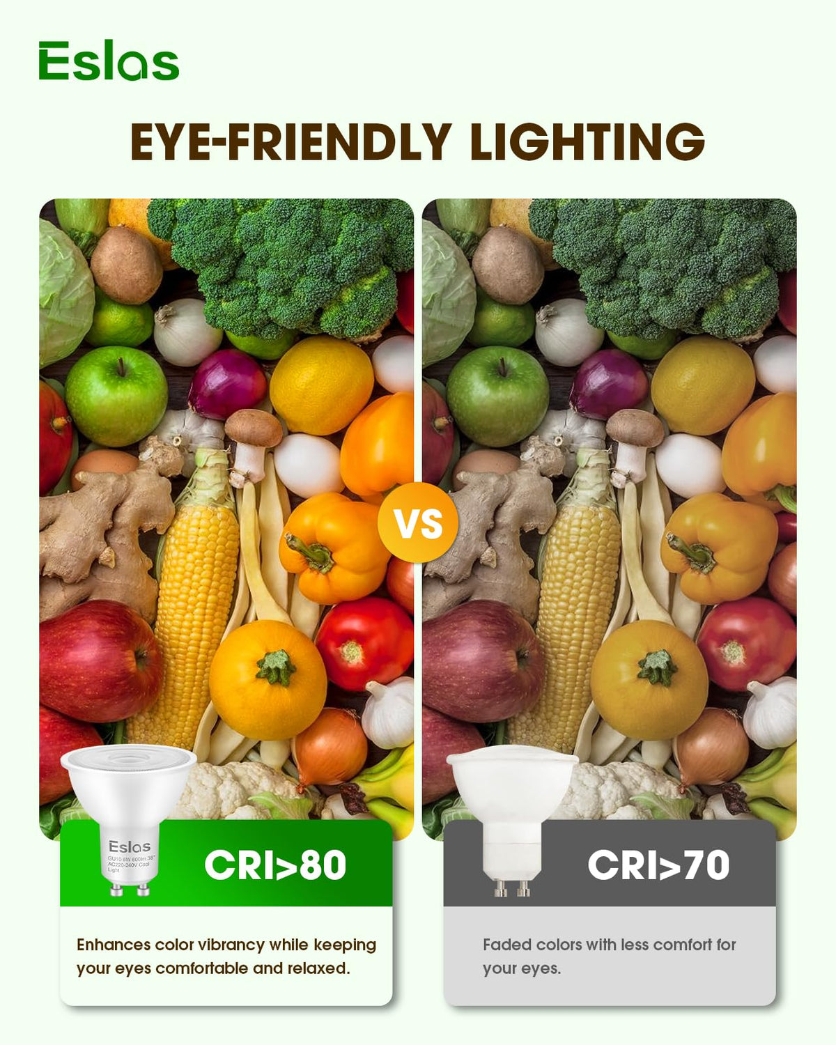 GU10 LED Bulbs Natural White 4000K, 6W, 60 Watts Equivalent, 6 Pack
