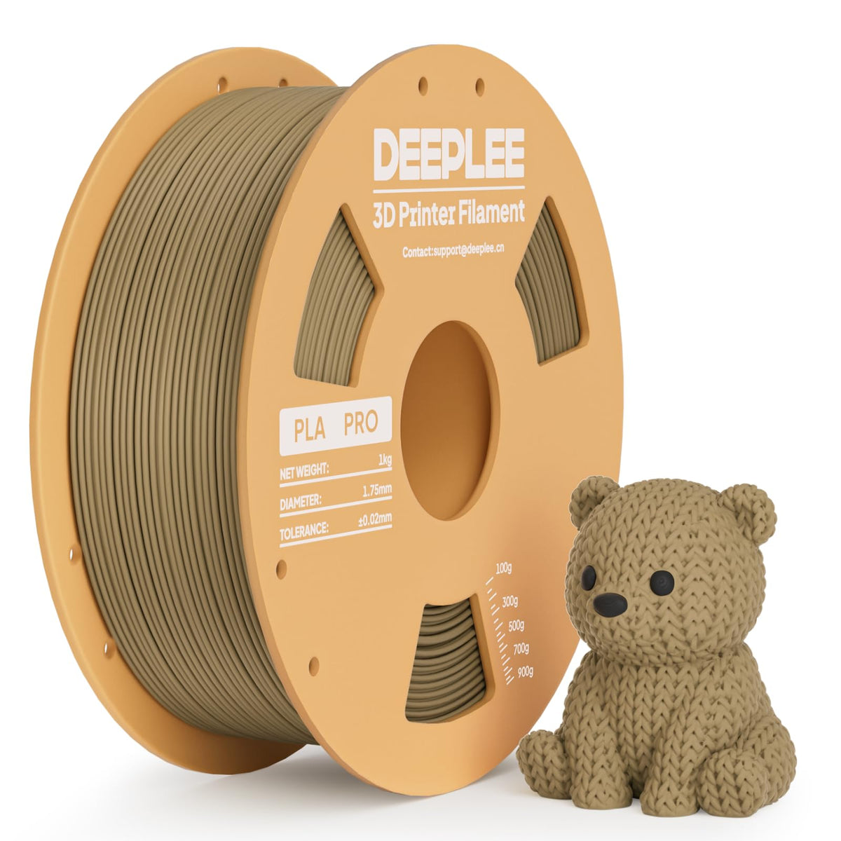 DEEPLEE PLA Filament 1.75mm PLA Pro White*1