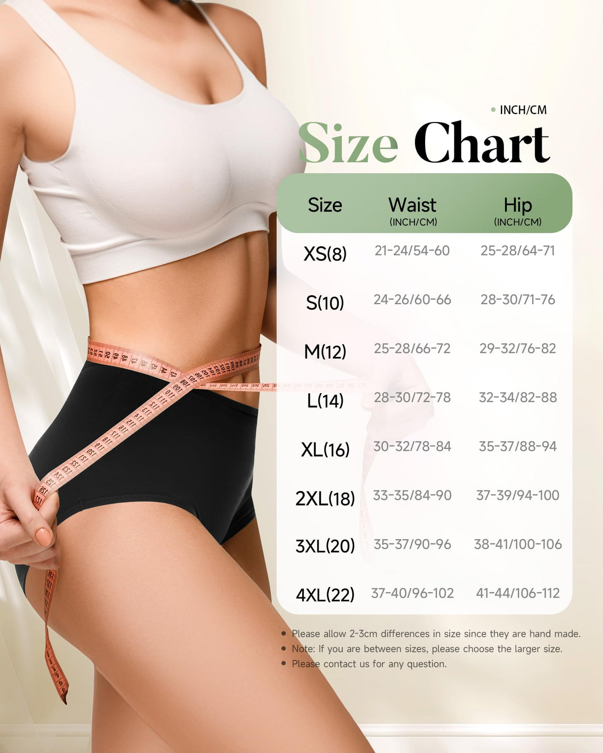 TANSTC Period Pants for Women, Heavy Flow Leakproof Menstrual Knickers