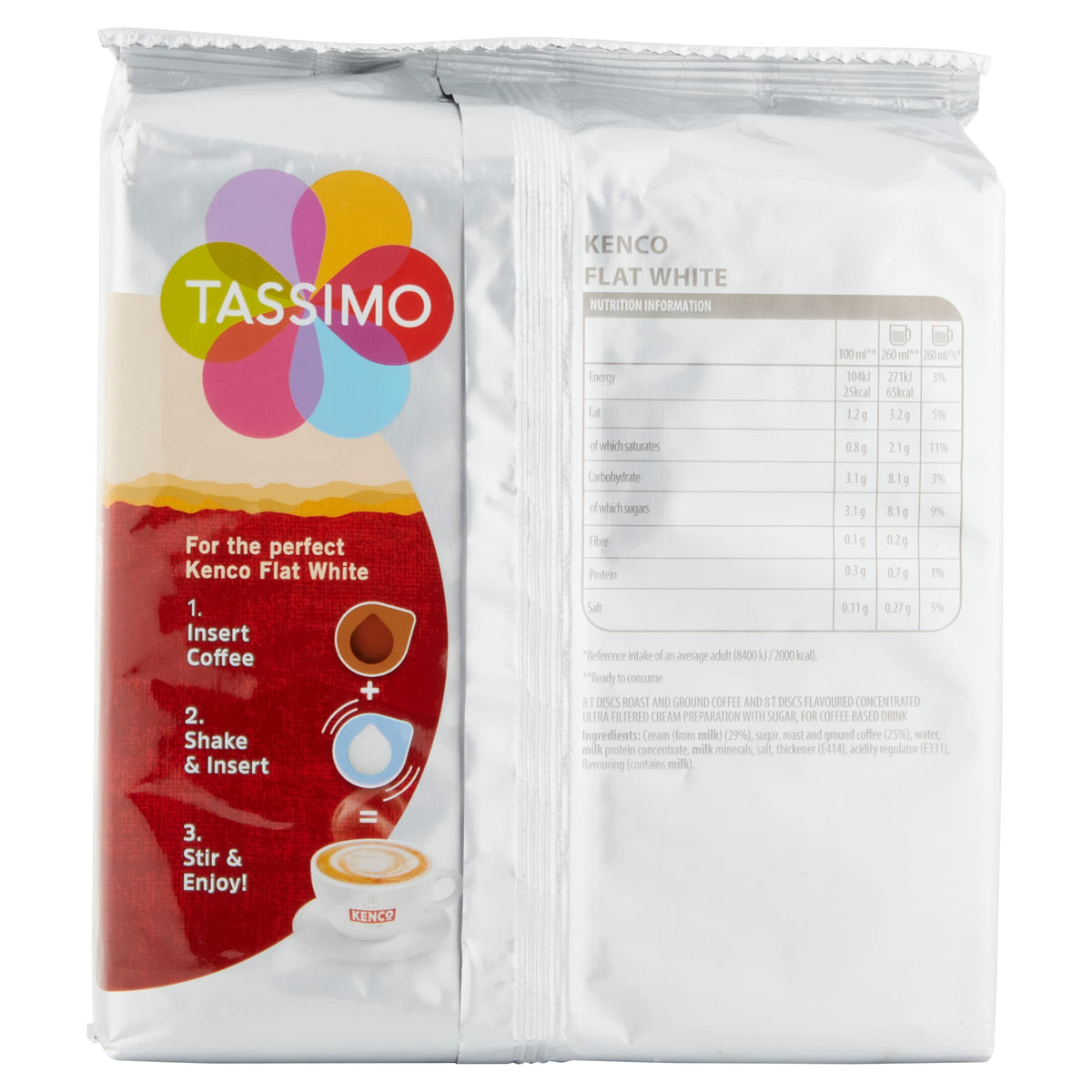Tassimo Kenco Americano Grande XL Coffee Pods x16 (Pack of 5, Total 80 Drinks)