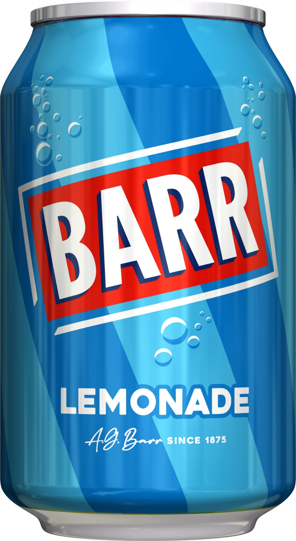 Barr Cream Soda Zero Sugar Sparkling Soft Drink, 24 Pack, 330ml Cans