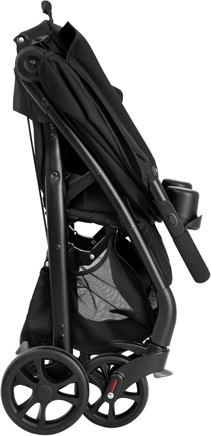 Graco Tavira Travel System - Suitable from Birth to Approx. 4 Years (0-22kg). One-Hand Folding, Compact Pushchair, Includes i-Size car seat, Midnight Fashion