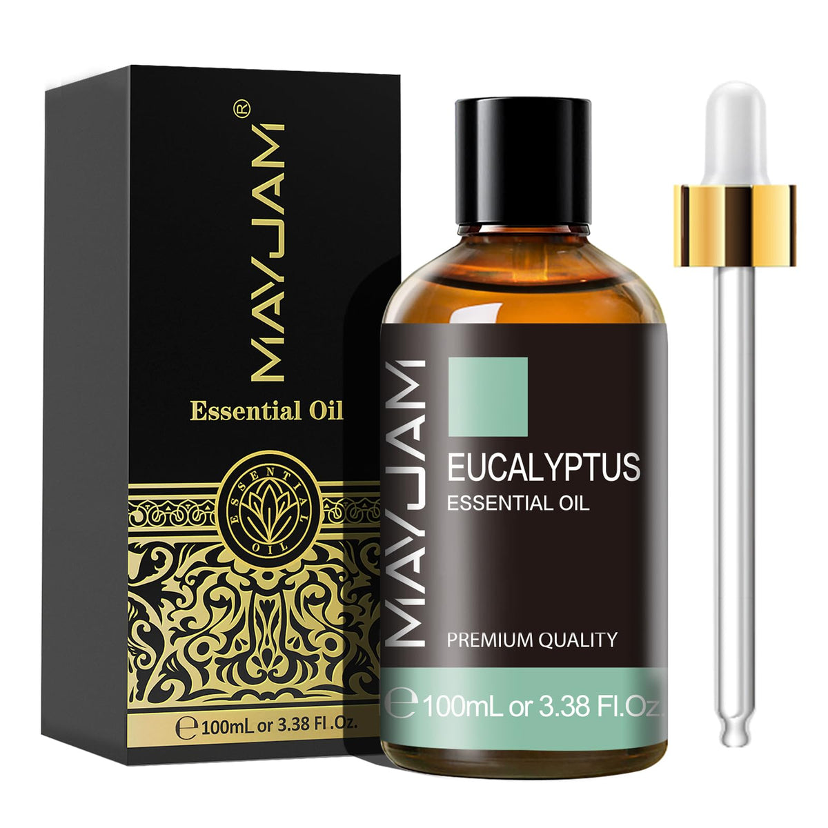 MAYJAM Peppermint Essential Oil 100ML - Premium Diffuser Oil