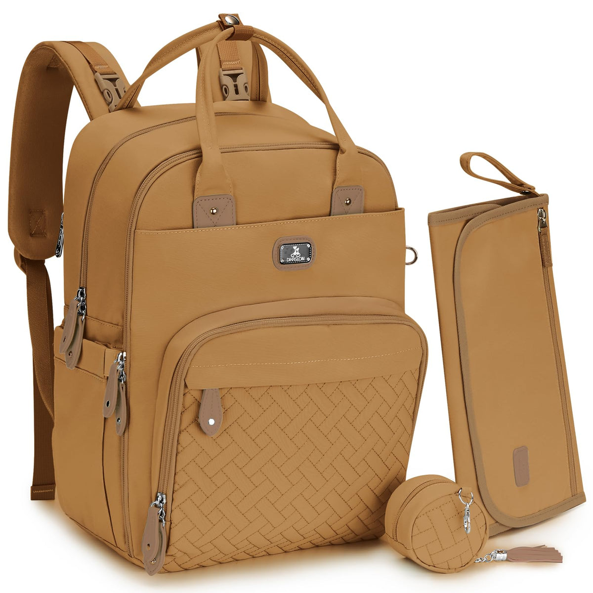 Dikaslon Baby Changing Bags Backpack, Large Baby Bag, 19 Pockets, Outdoors