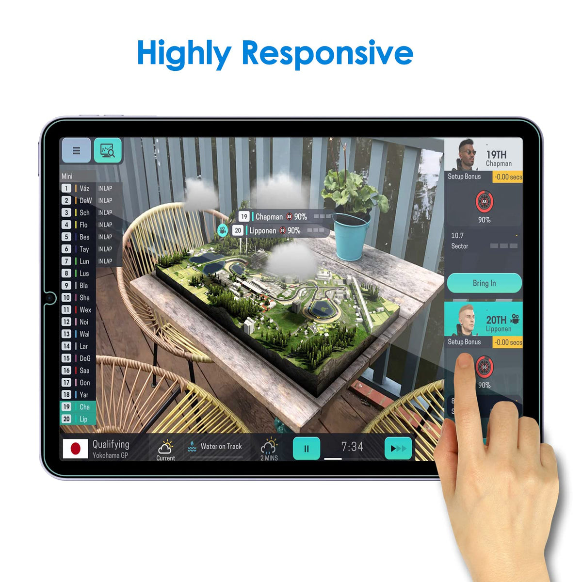 JETech Screen Protector for iPad (A16) 11th/10th Gen, 2-Pack