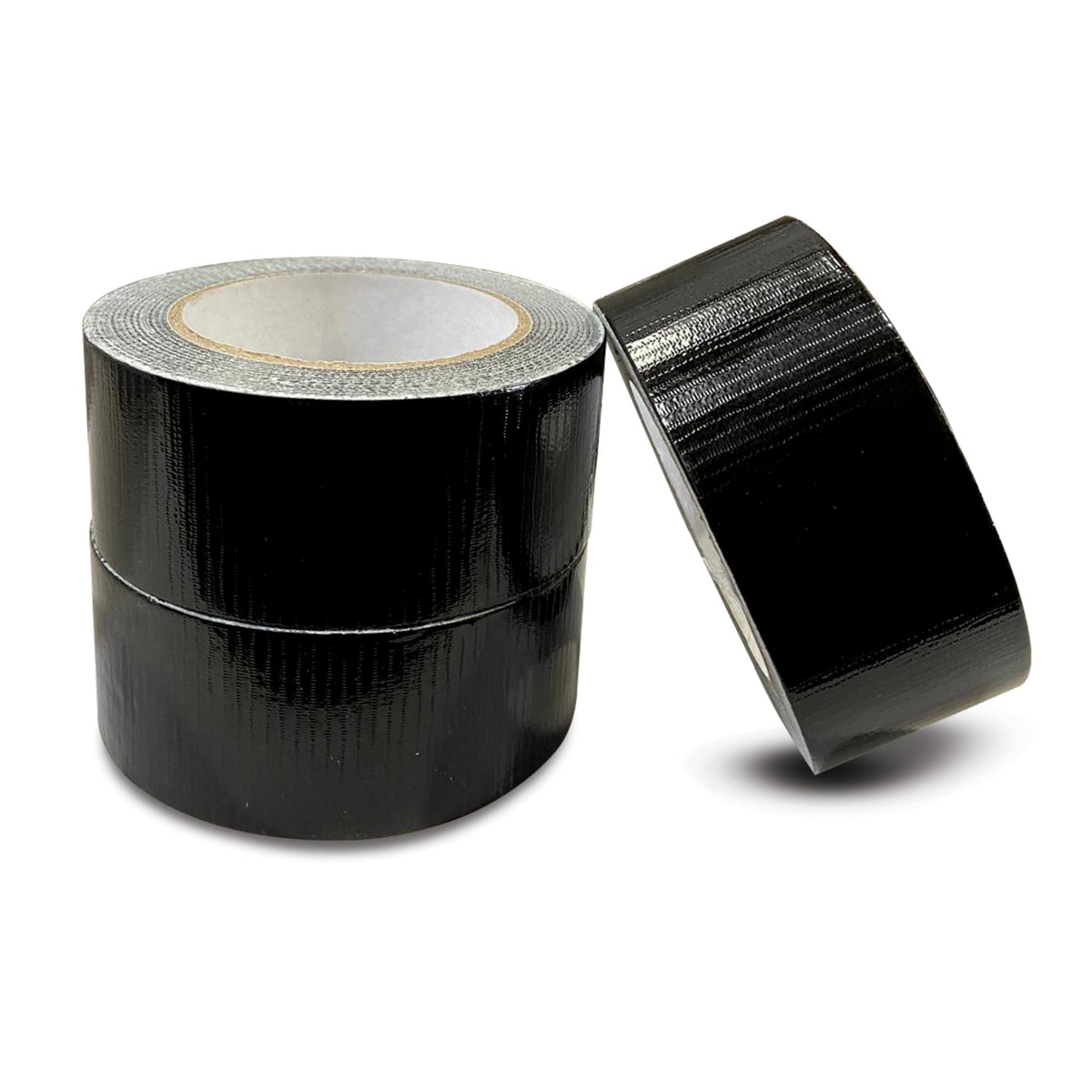 JeeJaan® 3 Rolls of Yellow Duct Tape 50mm x 50m Heavy Duty Waterproof Gaffa Tape for Electrical Plumbing Use Strong Adhesive Durable Ideal for Sealing Fixing and Wrapping Projects