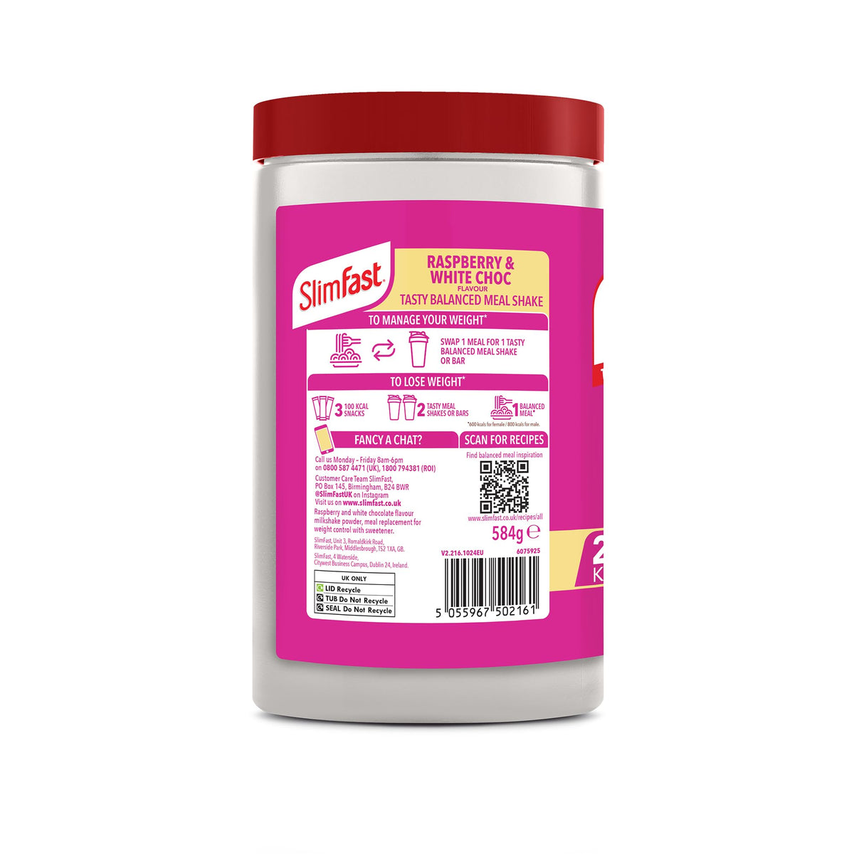 SlimFast • Meal Replacement Powder • Caramelised Biscuit Flavour • 584g
