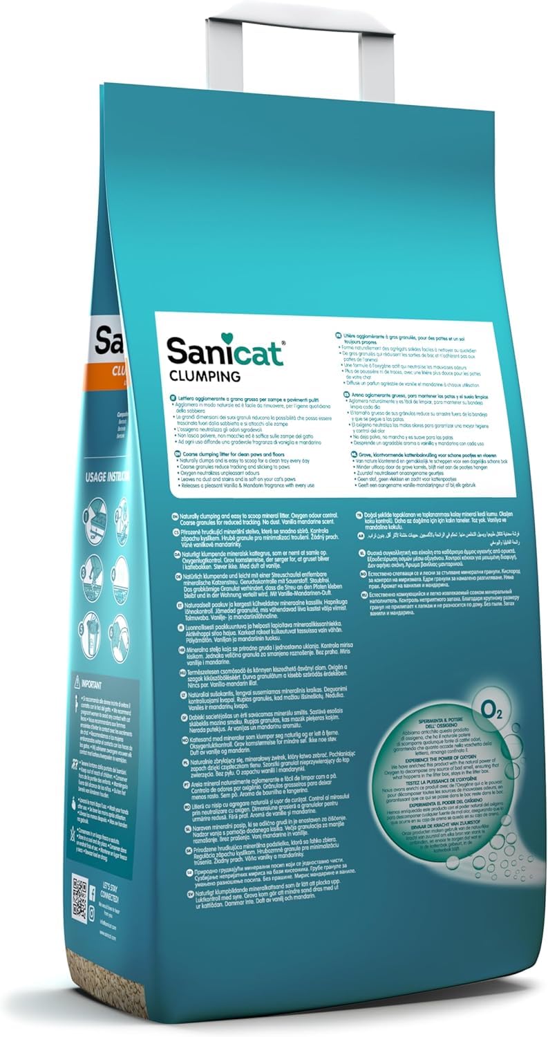Sanicat - Classic Fragrance-Free cat litter 10L capacity