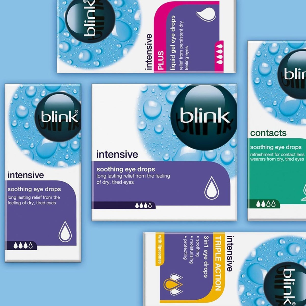 Blink Intensive Eye Drops for Dry Eyes, 10 ml