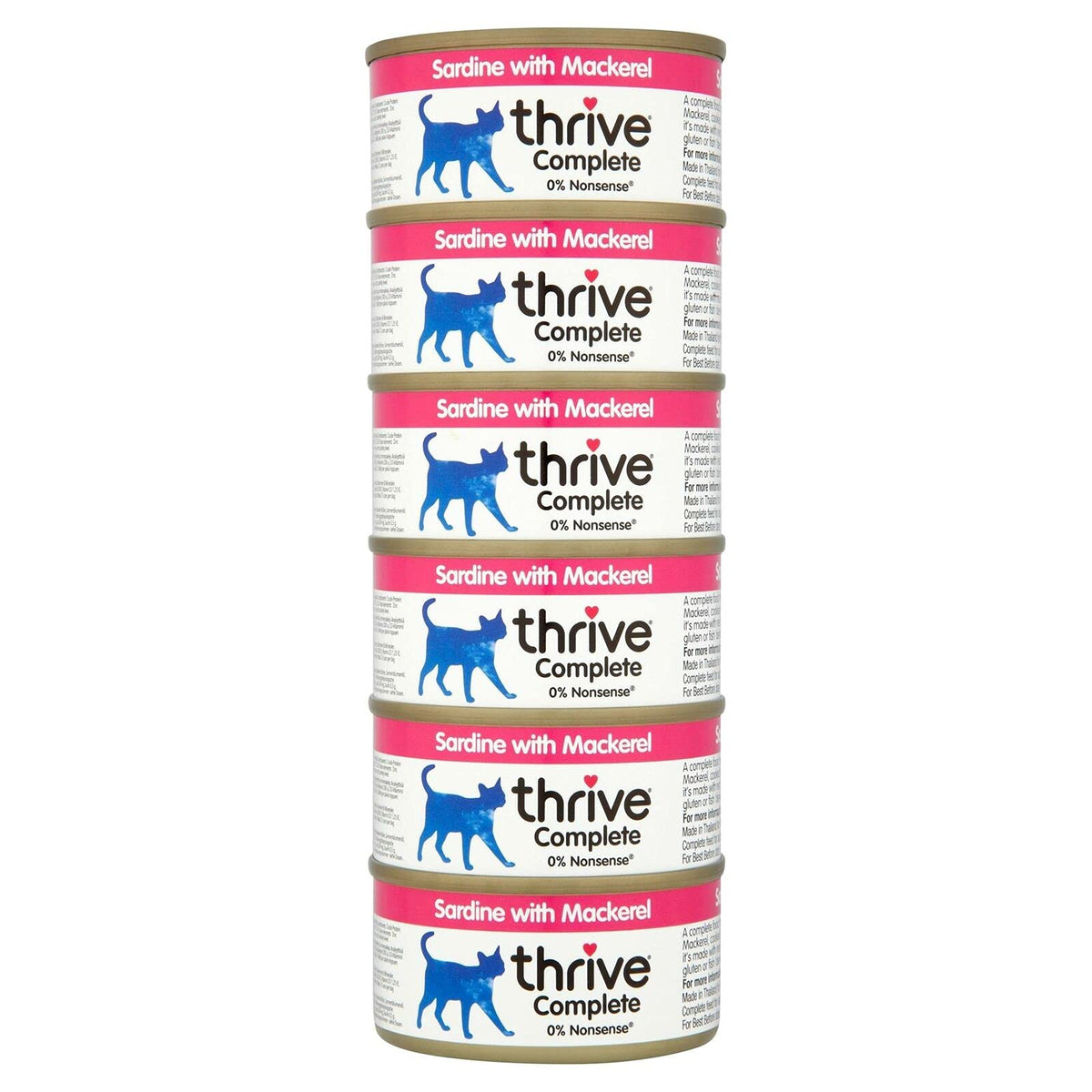 Thrive Complete Chicken Breast Wet Cat Food – Adult & Senior – 6 x 75g Cans