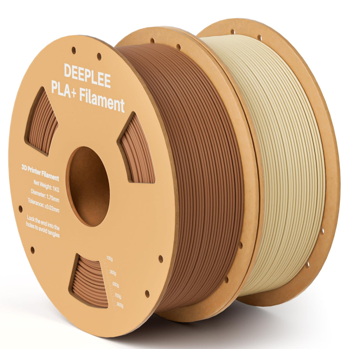 DEEPLEE PLA Plus 1.75mm Filament White 1kg