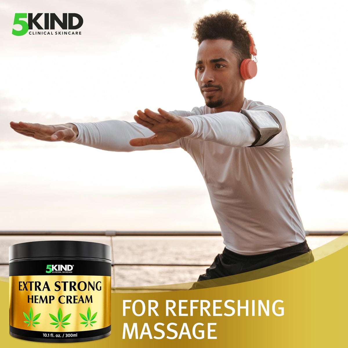 5Kind Extra Strong Hemp Cream 100ml - Hemp and Arnica Cream