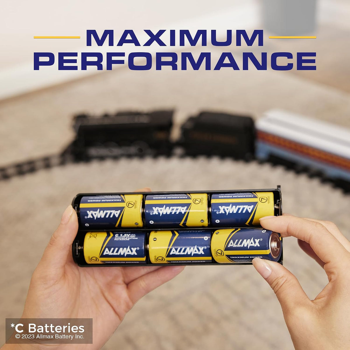 Allmax C (LR14) Maximum Power Alkaline Batteries (12 Count) – 1.5V