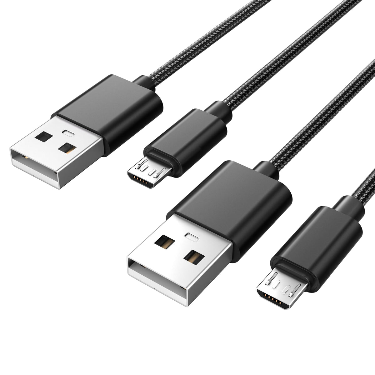 Superer 1.5 M 2 Pack Micro USB Charger Cable Fit for Sony PS4, Xbox One