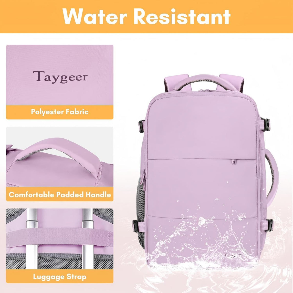 Taygeer Ryanair Cabin Bags 40x30x20 Underseat, Travel Backpack Cabin Size