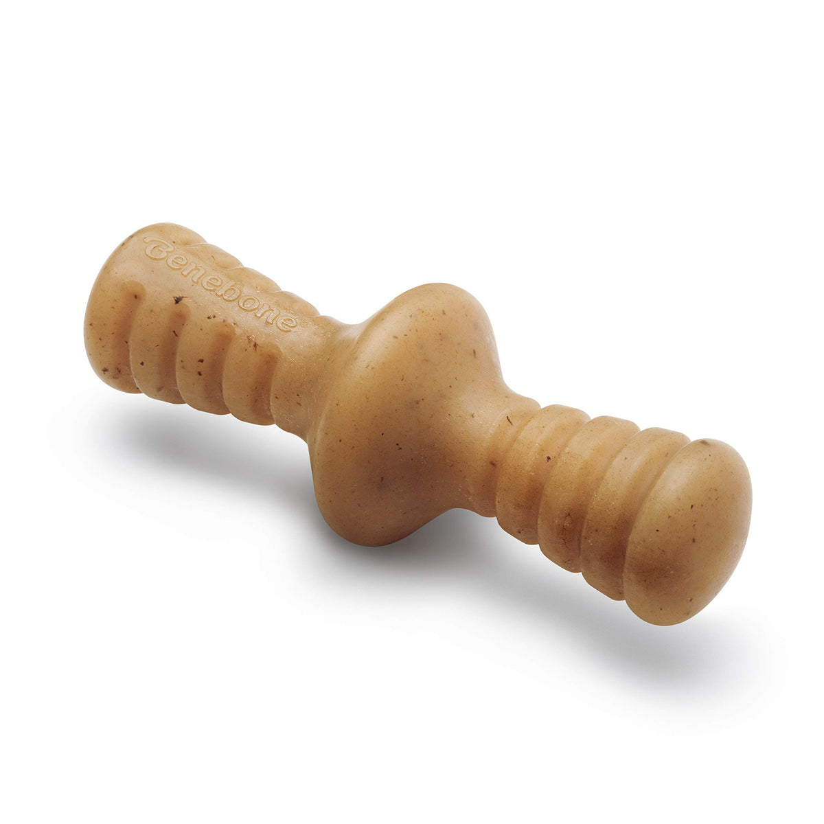 Benebone Wishbone Dog Chew Toy for Aggressive Chewers, Real Bacon, Medium