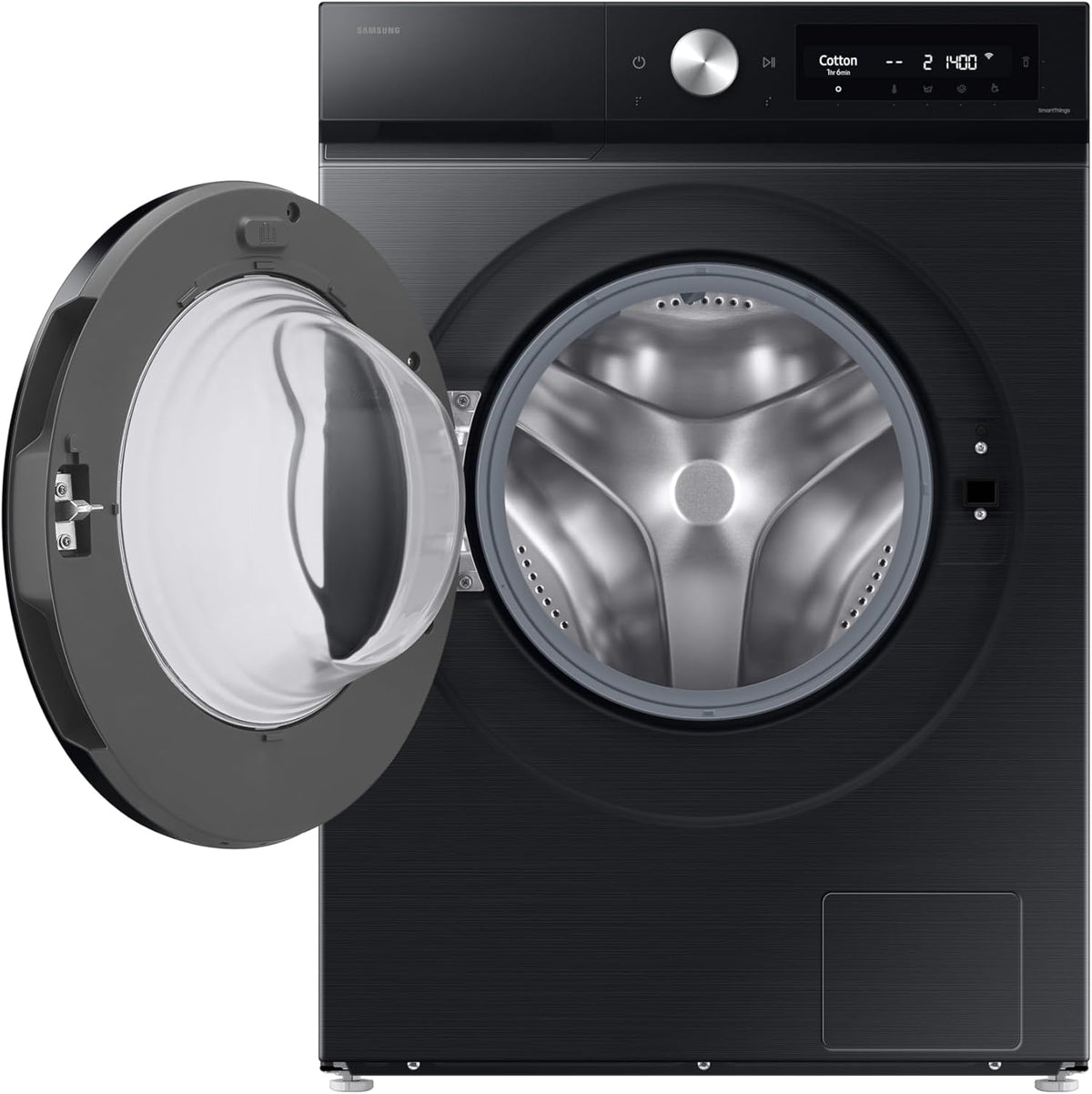 Samsung Series 7 Washer Dryer, AI Energy Wi-Fi enabled, 11/6kg 1400rpm, Black, WD11DB7B85GBU1