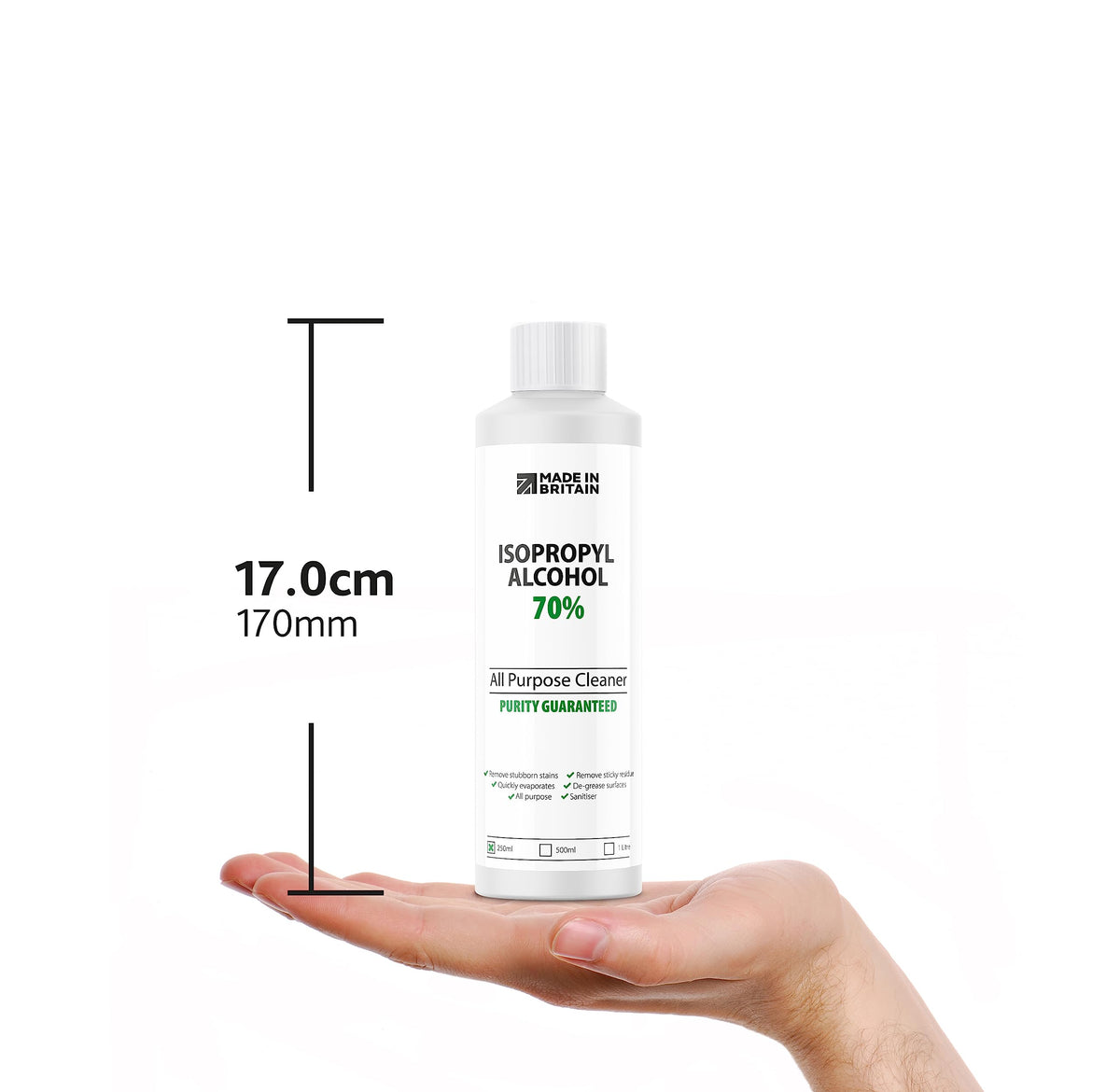 ChemLab - 70% Isopropanol Isopropyl All-Purpose Rubbing Alcohol | Disinfectant, Household Cleaner and Degreaser - Suitable for Electronics, Glass, Removing Grease and Glue 1 Litre