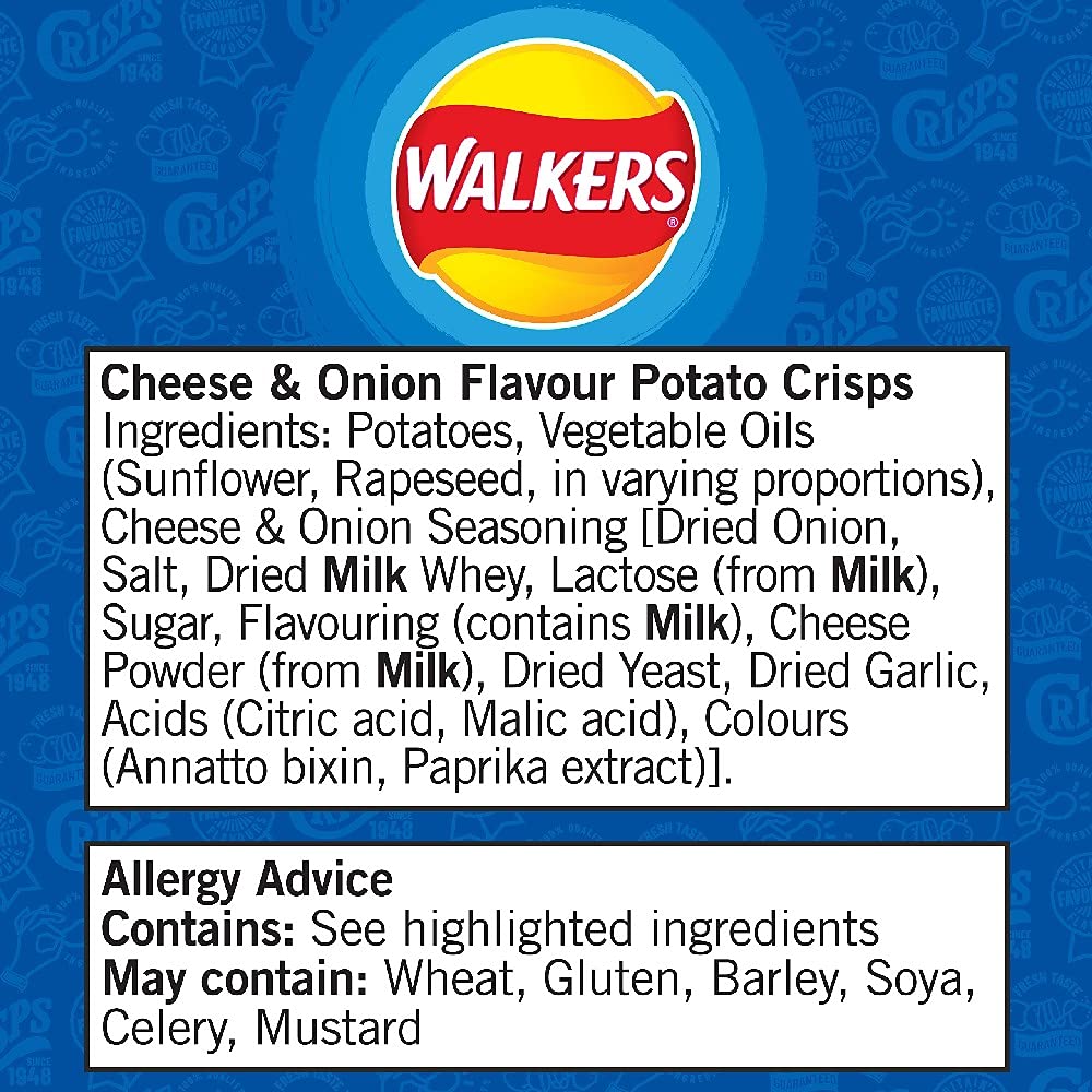 Walkers Baked Snacks Sea Salt 6 x 22g