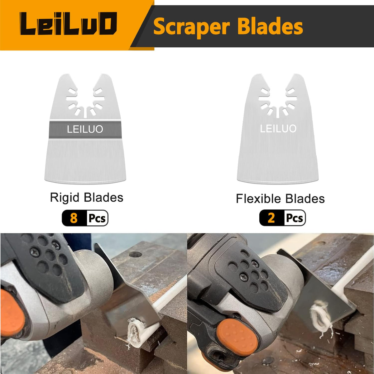 LEILUO 6Pcs Multitool Hook Blade, Multi Tool Hook Knife Blade Set