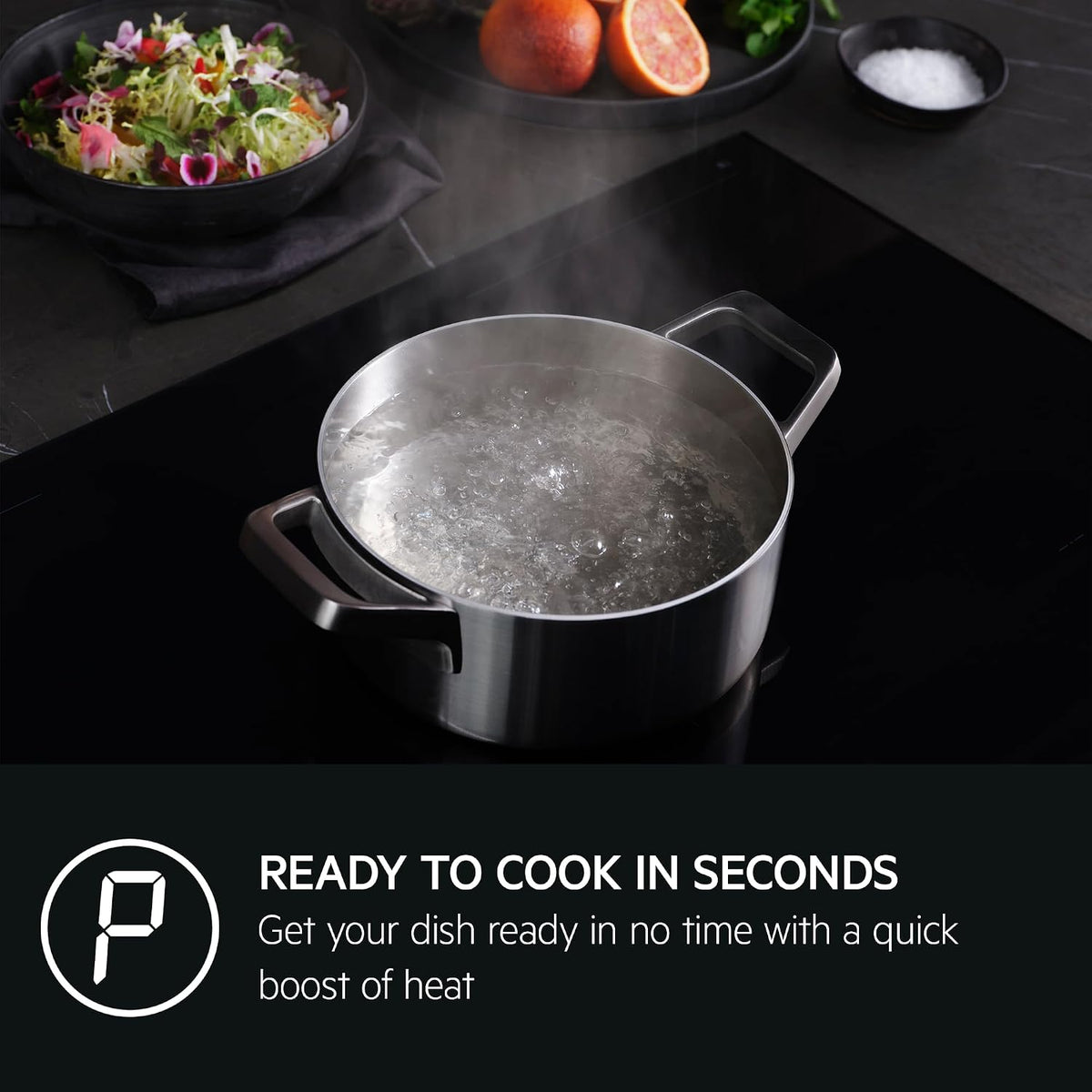 AEG Induction Hob IKB64401FB, 59 cm, 4 Zones