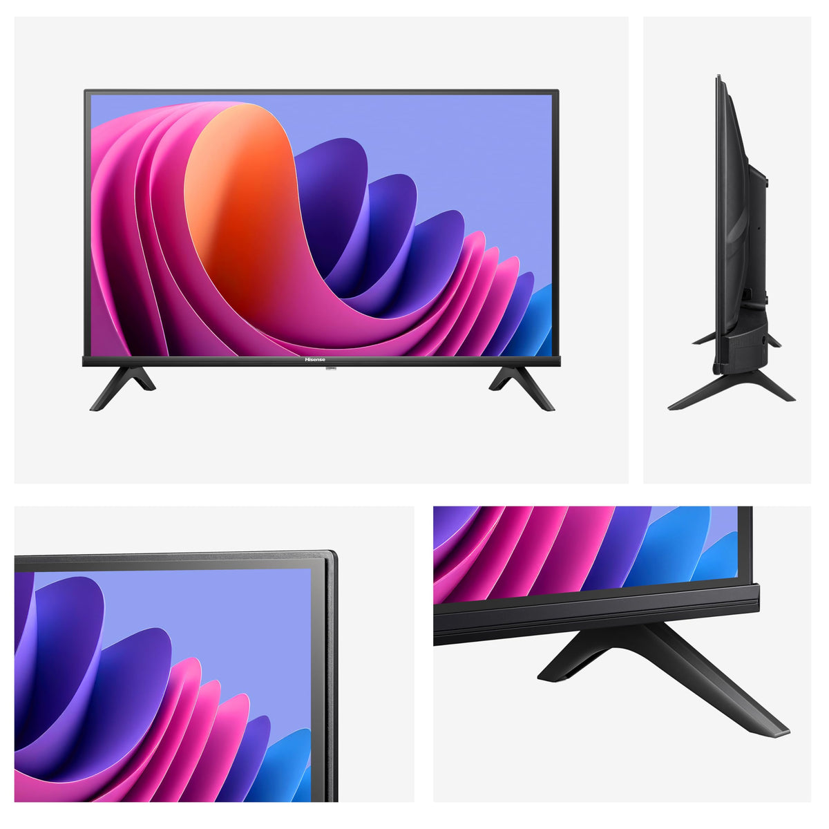 Hisense 40" 40A4QTUK FHD LED TV with Freely - Direct Lit LED, Dolby Audio, Natural Colour Enhancer, Games Mode, Sports Mode, Disney +, YouTube, Netflix
