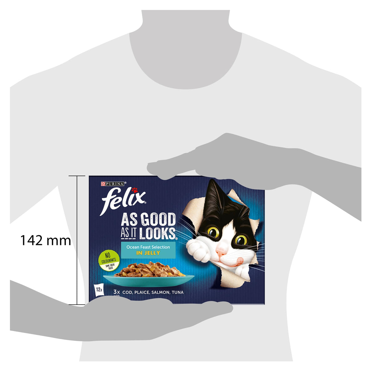 FELIX Doubly Delicious Countryside Selection in Jelly Wet Cat Food 40x85g