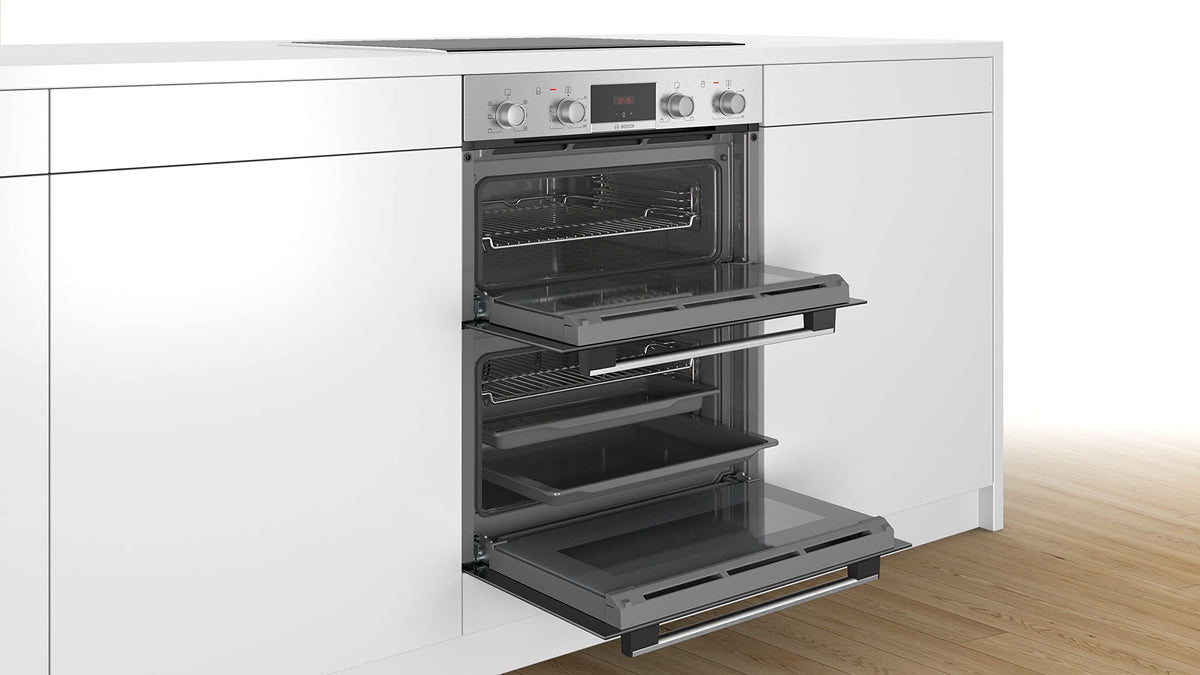 Bosch Series 2 HHF113BR0B Built-in Single Oven, A Rated, Stainless Steel