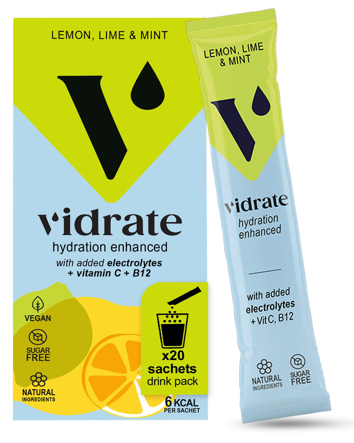 Vidrate Electrolytes Powder, Mixed Berry Variety Pack, 30 Sachets