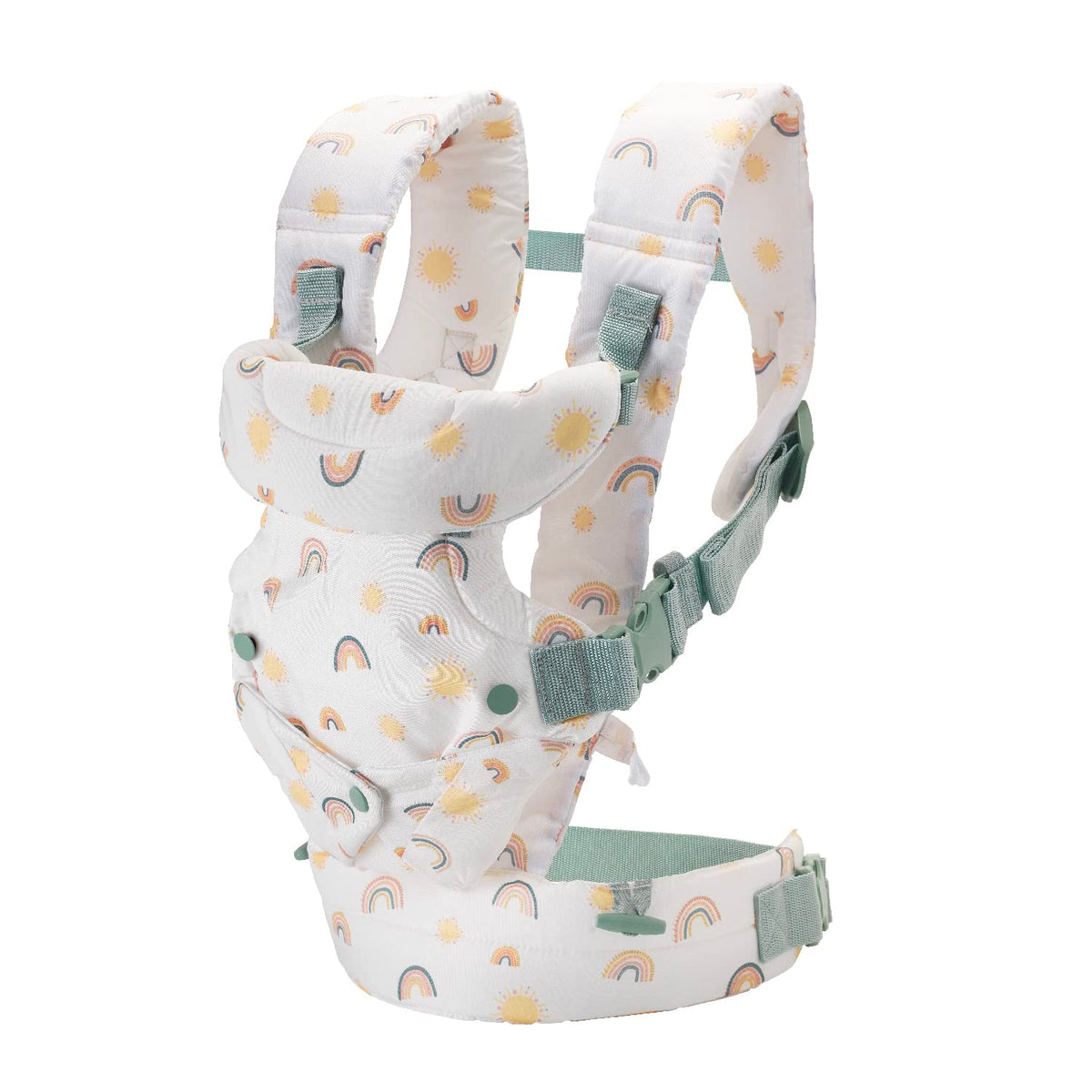 Infantino Flip Advanced 4-in-1 Baby Carrier - Ergonomic, Convertible, Face-in and Face-Out Front and Back Baby Carrier for Newborn to Toddler 3,6-14,5kg, Grey