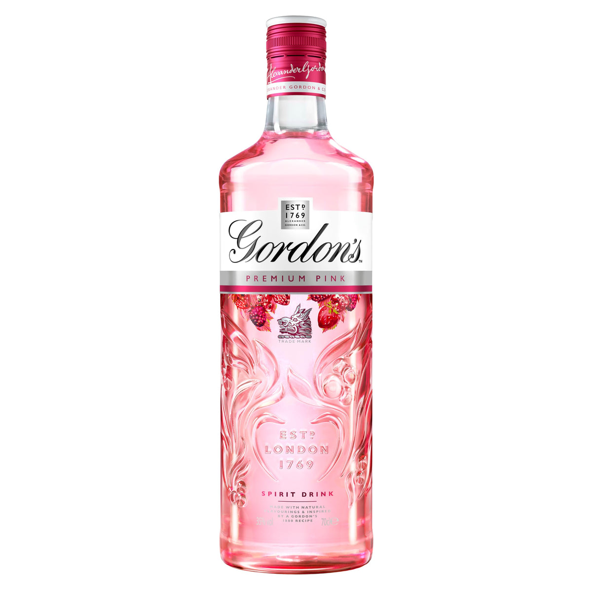 Gordon's Tropical Passionfruit Distilled Gin | 37.5% vol | 70cl | Tropical Passionfruit Flavours with Juniper Notes & Gin Botanicals | Enjoy in a Glass with Tonic
