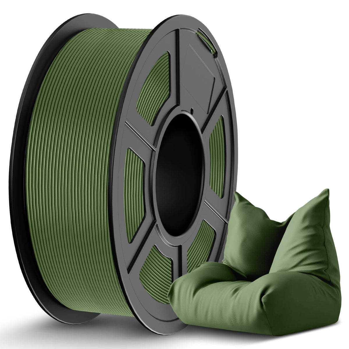 TECBEARS PETG Filament 1.75mm Black 1KG, High Strength & Toughness