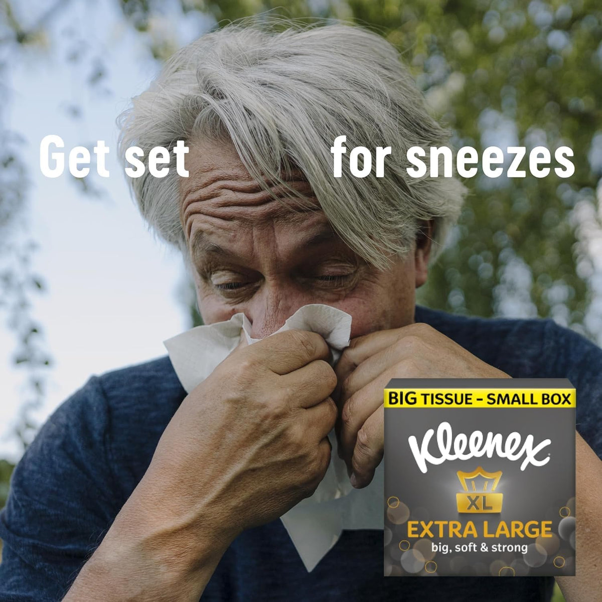 Kleenex Extra Large Facial Tissues - 4 Compact Tissue Boxes