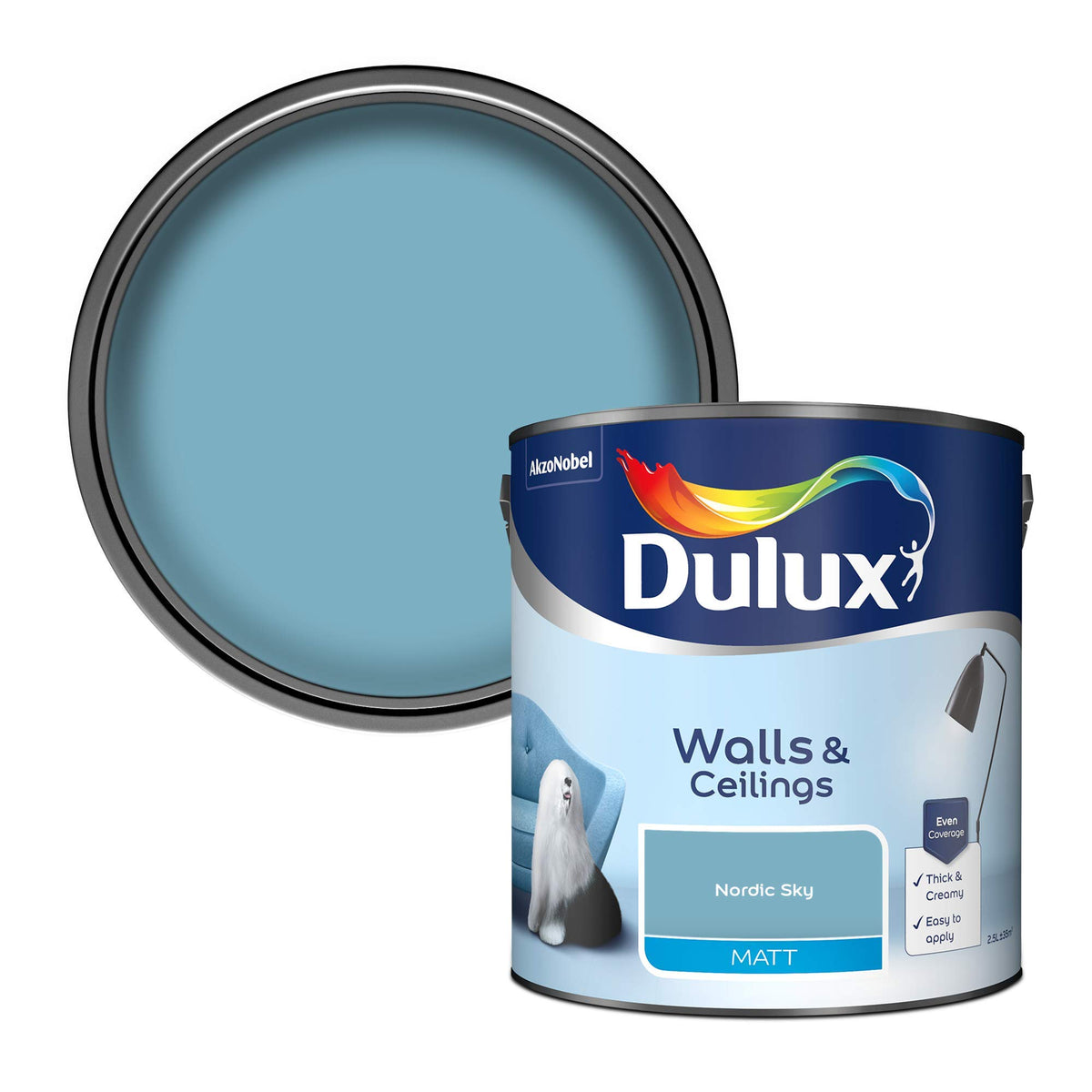 Dulux Tester Paint, White Mist, 30 ml (Pack of 1)