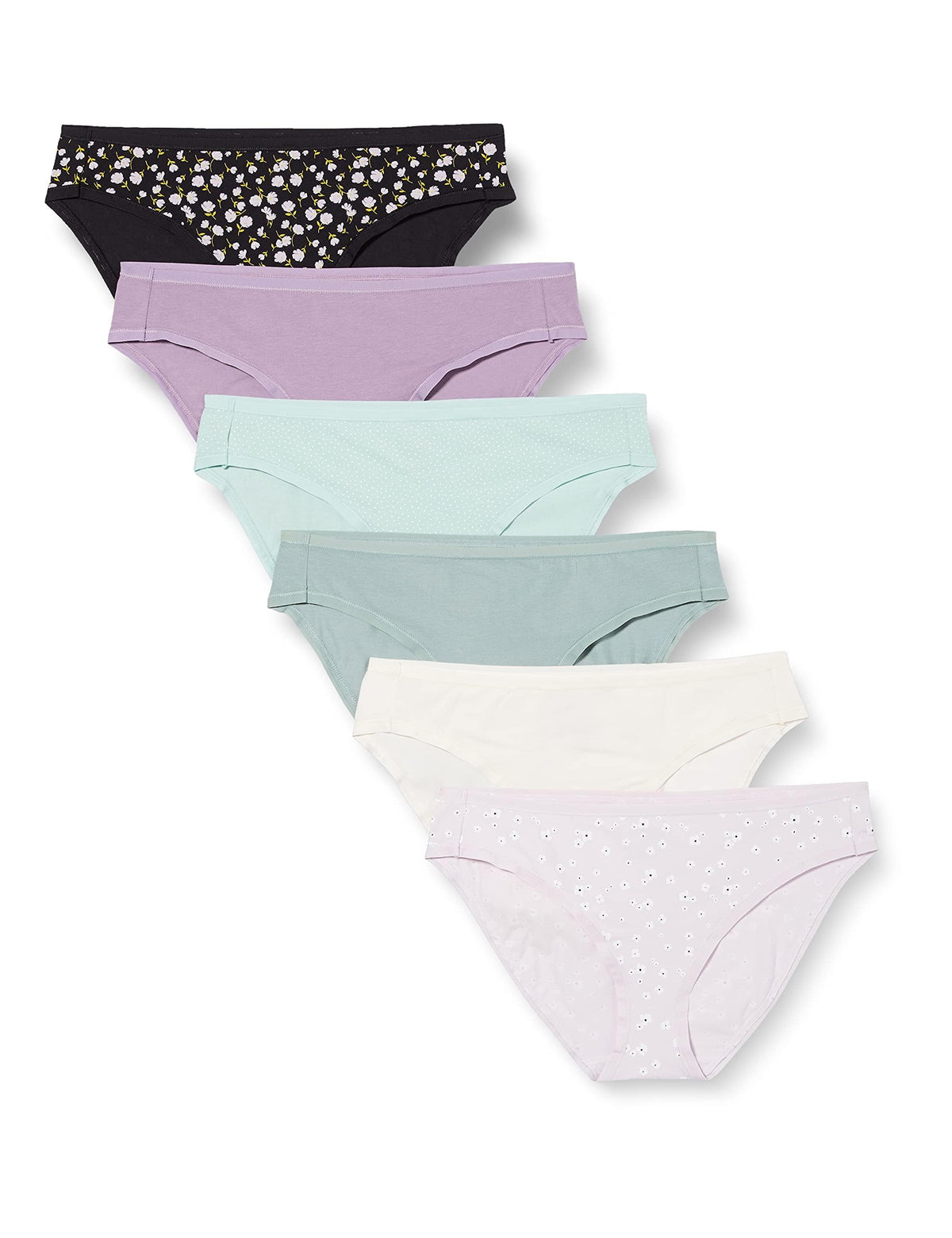 Amazon Essentials Women's Cotton Bikini Brief Underwear (Available in Plus Size)