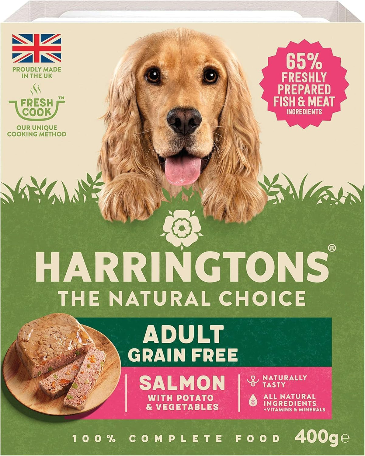 Harringtons Complete Wet Adult Dog Food Trays Mixed Pack 16x400g