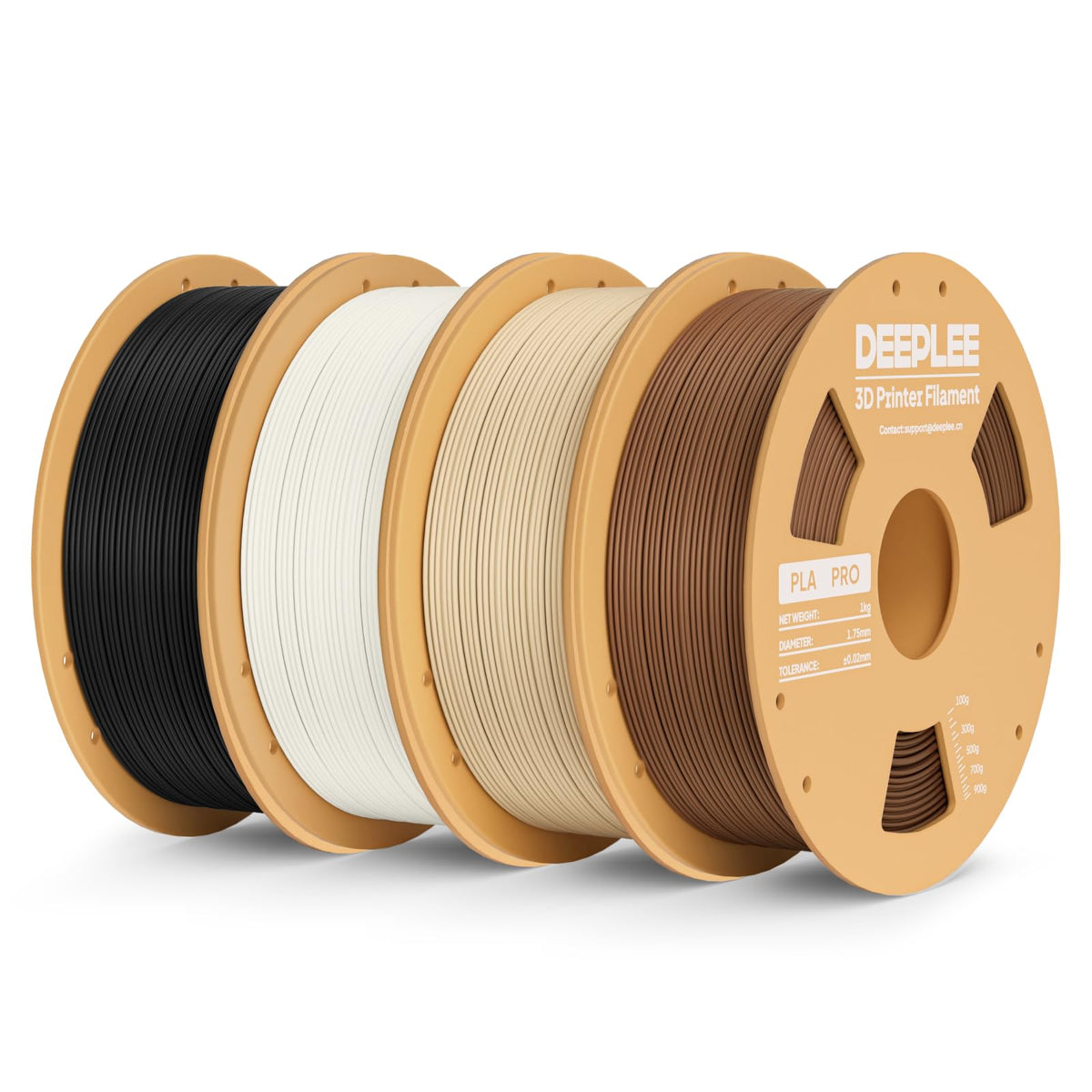 DEEPLEE PLA Filament 1.75mm PLA Pro White*1