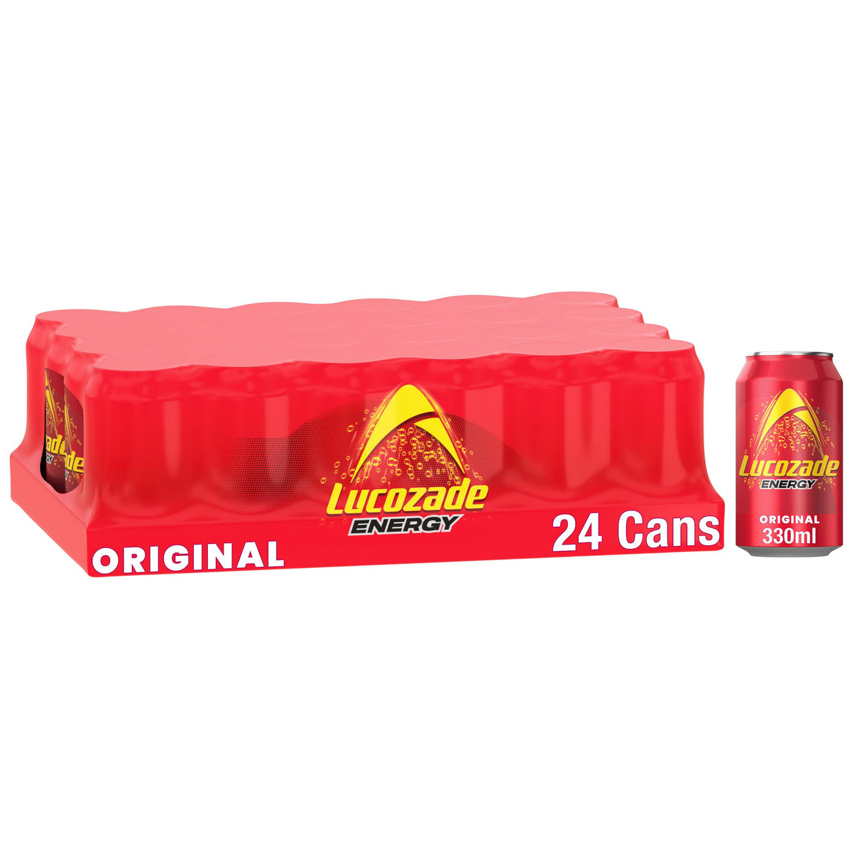 Lucozade Energy Orange 330ml (Pack of 12)