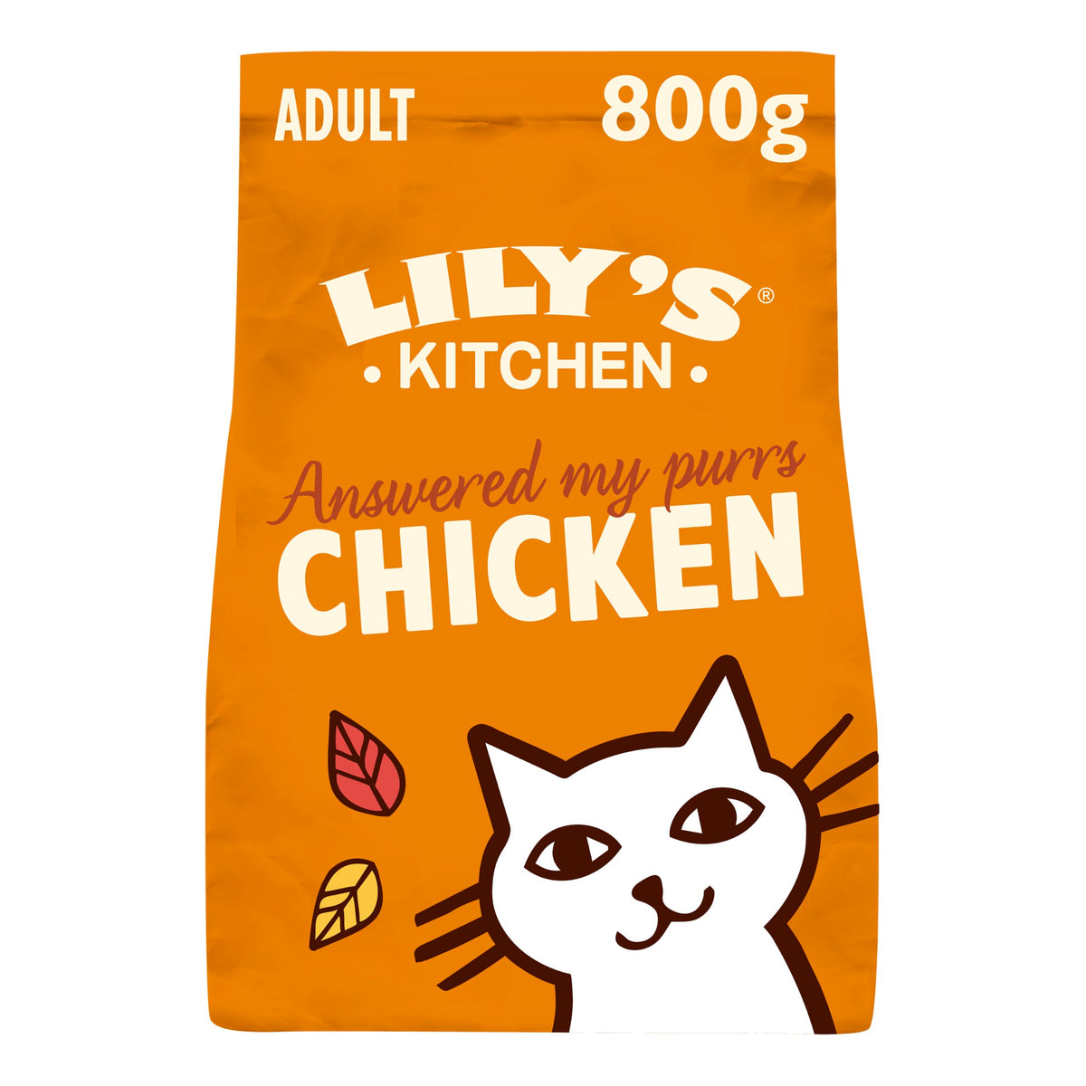 Lily’s Kitchen Chicken with Veggies, Complete, Adult Cat Dry Food (2kg), With Natural Ingredients, Grain-Free Recipe, Balanced Nutrition, Proper Kibble, Dry Cat Food Chicken