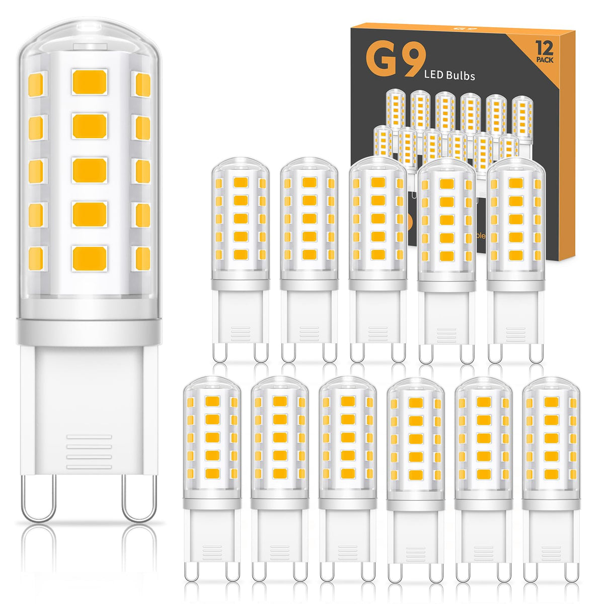 G9 Led Bulbs Cool White 5W 500LM 6000K, Equivalent to 50W Halogen