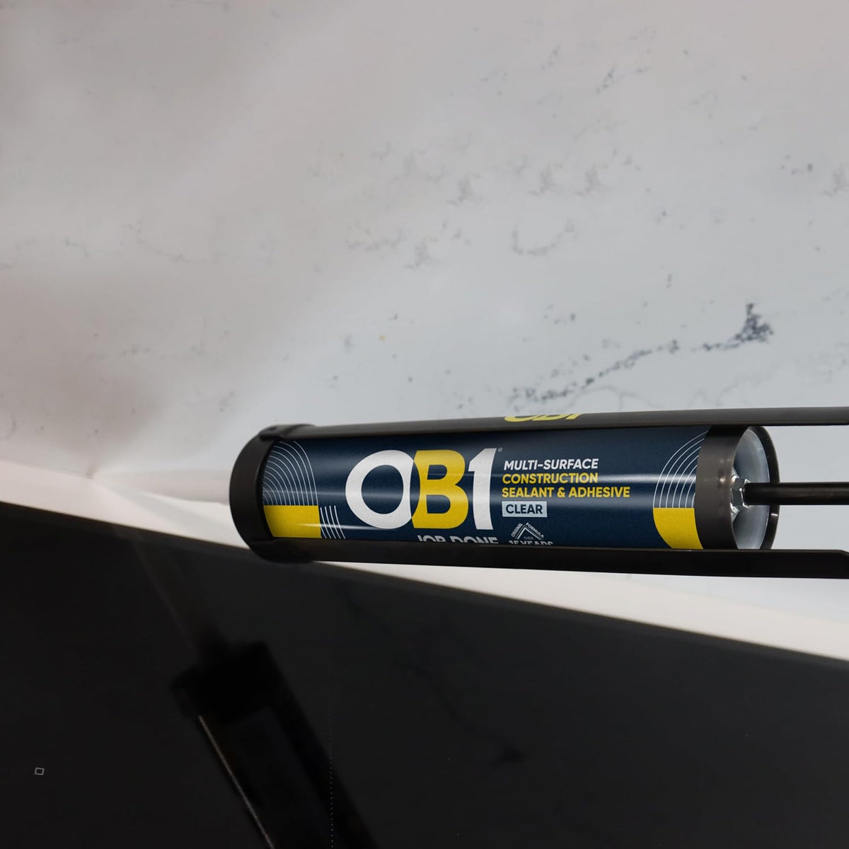 OB1 Clear Multi-Surface Construction Sealant & Adhesive, 290ml 2in1 formula