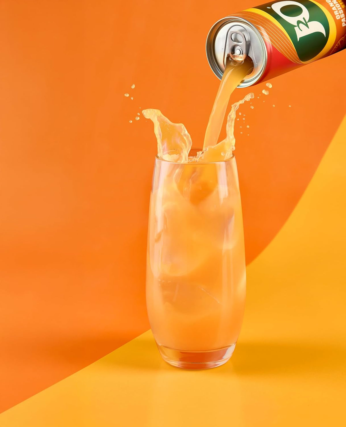J2O Orange & Passionfruit Juice Blend | 250ml Can | 12 Pack