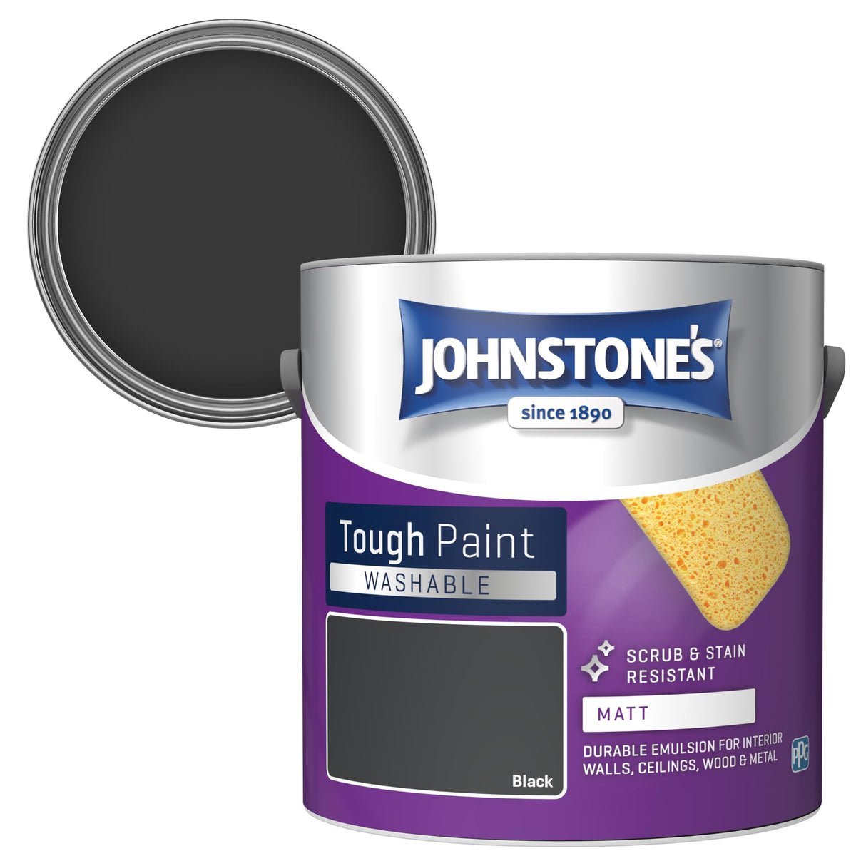 Johnstone's - Washable Matt Wall & Ceiling Paint - Rosebud - 2.5L