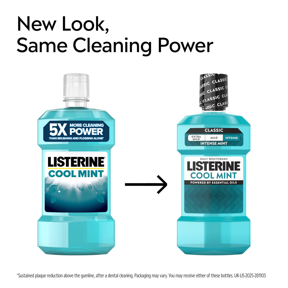 Listerine Cool Mint Mouthwash, 6X 500ml, Blue
