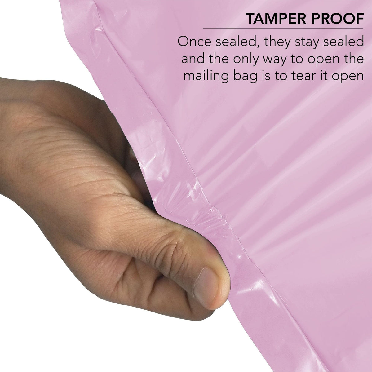 Pink Mailing Bags, iSOUL 25 Pcs Shipping Poly Postal Self Seal Bags in Size 12” x 16" Inch Small Postage Packaging Bags 305mm to 407mm