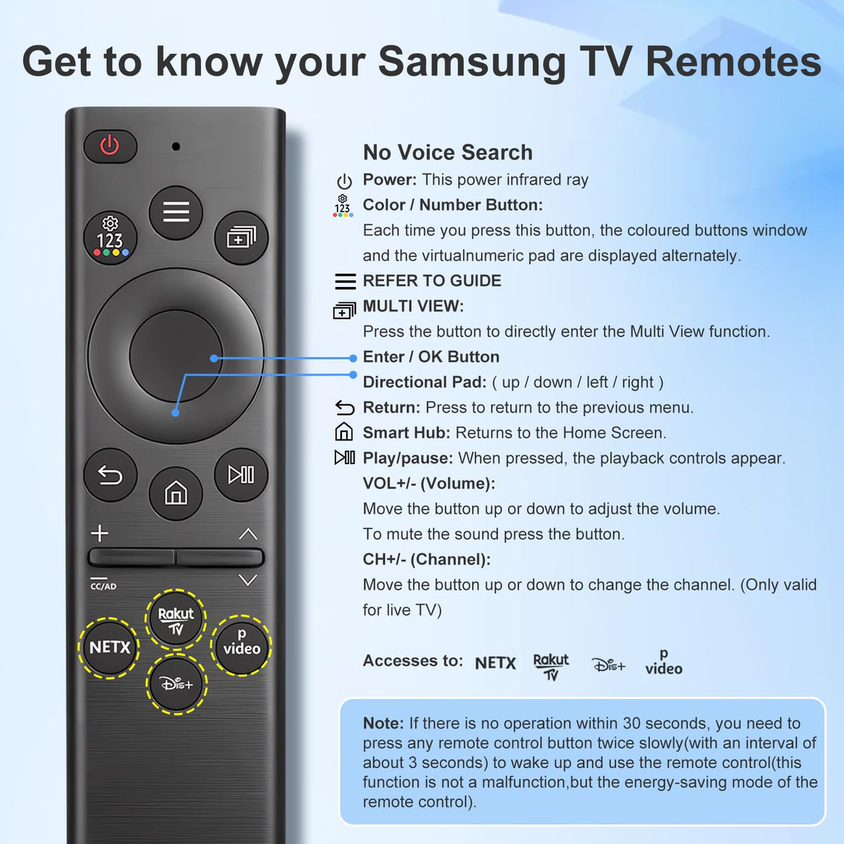 Universal Remote for LG TV Remote Control (All Models) Compatible with All L G LED OLED LCD UHD HDTV HDR Webos 4K 8K Smart TV with Netflix,Video,L G Channels Button,Disney Plus