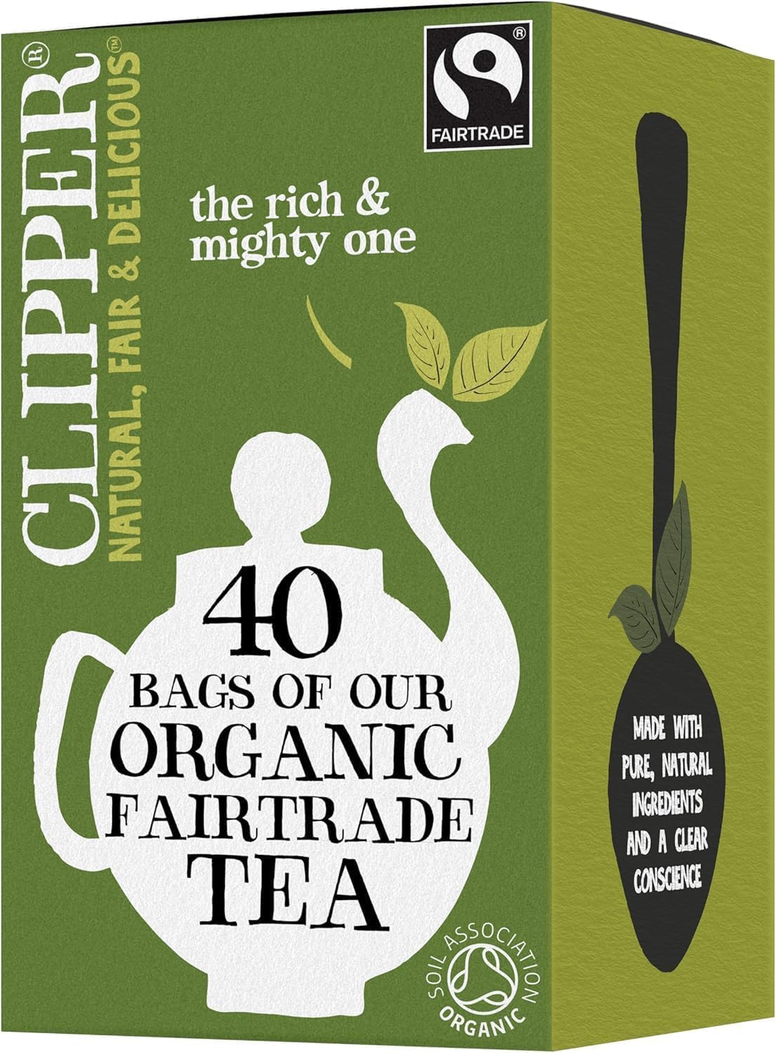 Clipper Organic Fairtrade Everyday Black Tea 1 x 80 Teabags