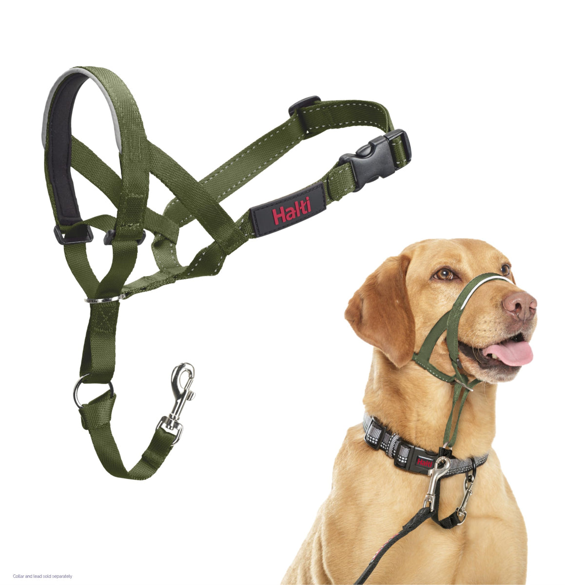 Halti Headcollar for Dogs | Size 3, Black